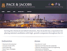 Tablet Screenshot of paceandjacobs.com